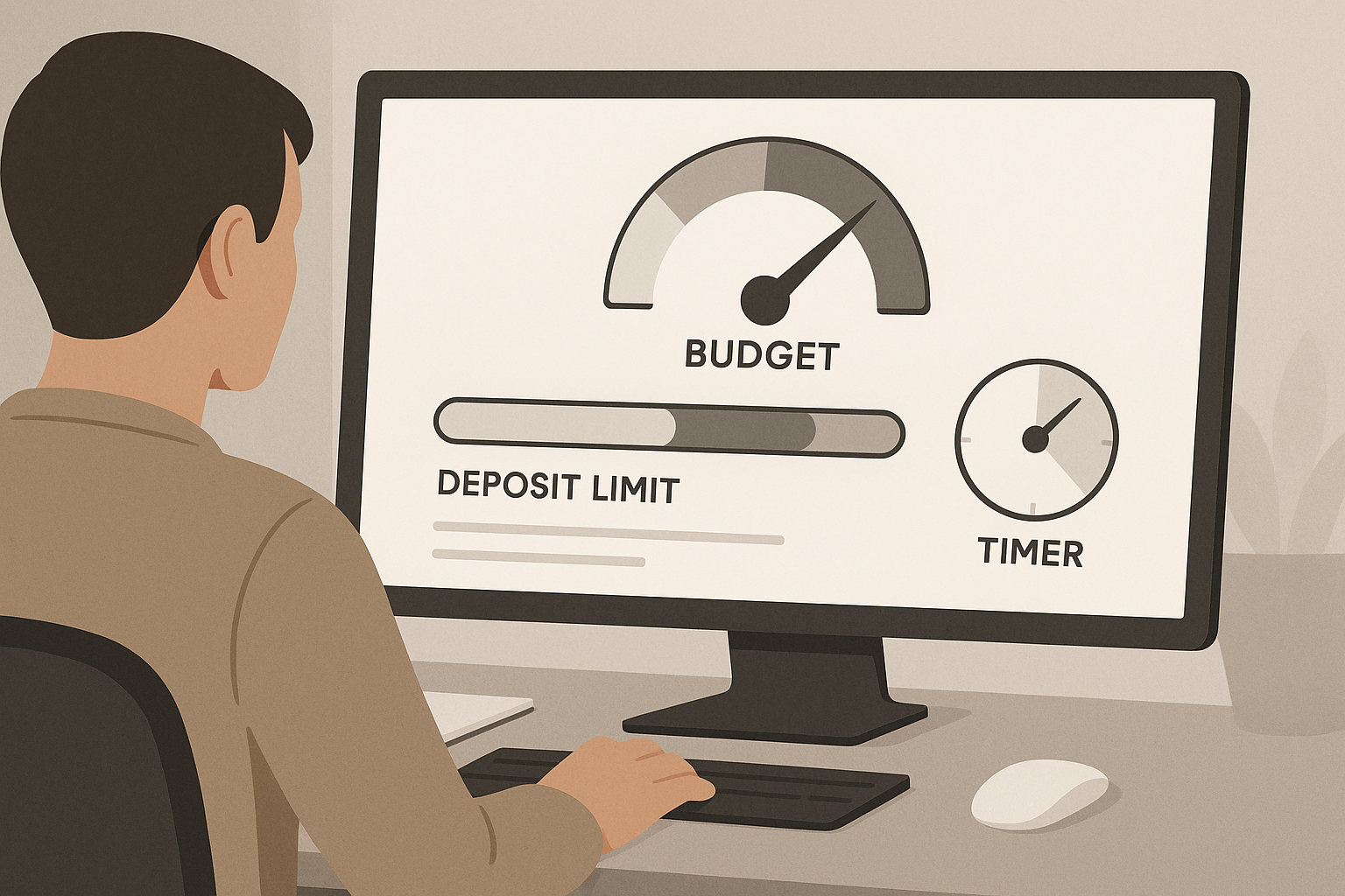 Cruscotto digitale con strumenti di controllo della spesa e timer per il gioco responsabile